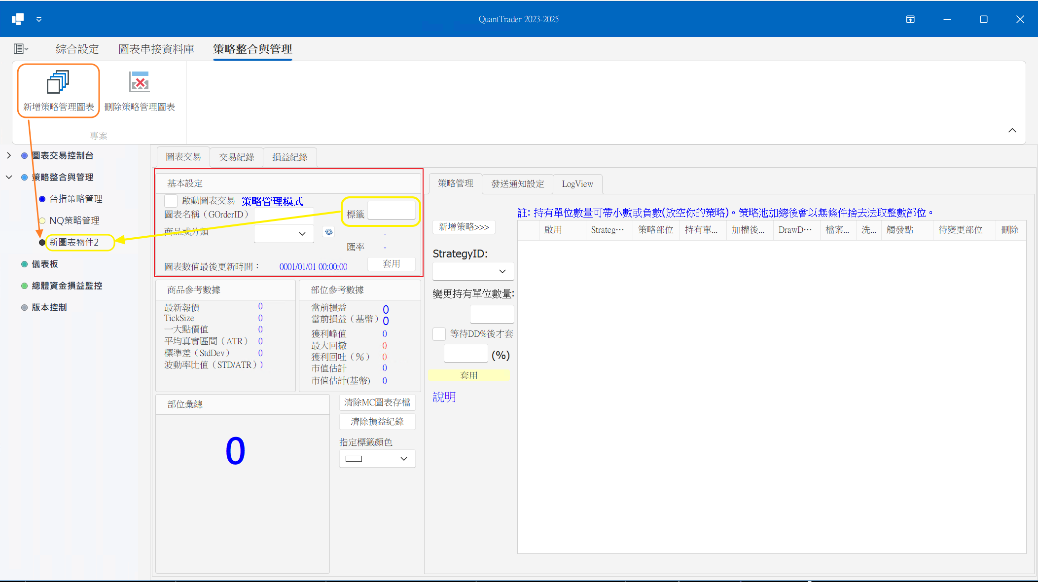 策略管理專案建立示意圖